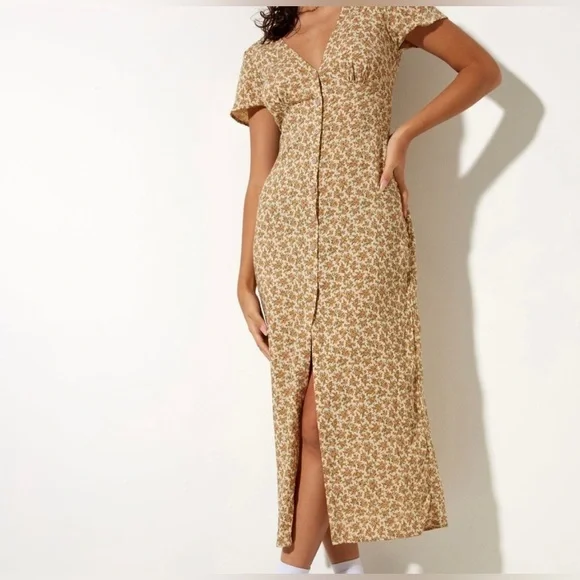 Motel Rocks Floral Midi Dress - Picture 3 of 4